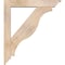 Ekena Millwork Funston Traditional Smooth Bracket w/ Offset Brace, Douglas Fir, 5 1/2"W x 30"D x 34"H BKT0604X30X34FST01SDF - alternate 3